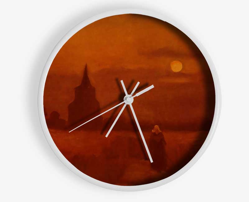 Van Gogh The Old Tower In The Fields Clock - Wallart-Direct UK