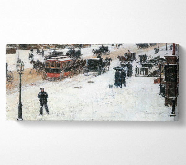 Hassam Fifth Avenue In Winter