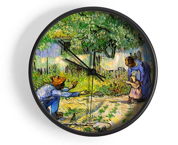 Van Gogh First Steps Clock - Wallart-Direct UK