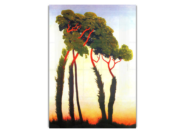 Five Trees By Felix Vallotton