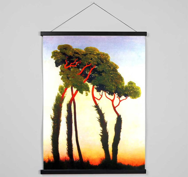 Felix Vallotton Five Trees Hanging Poster - Wallart-Direct UK