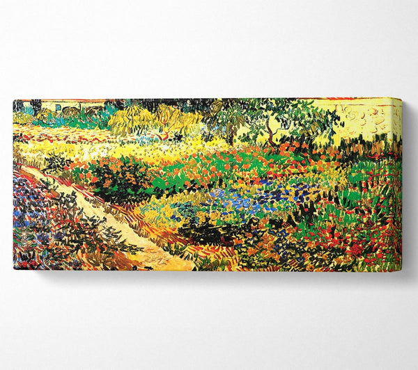 Van Gogh Flowering Garden With Path