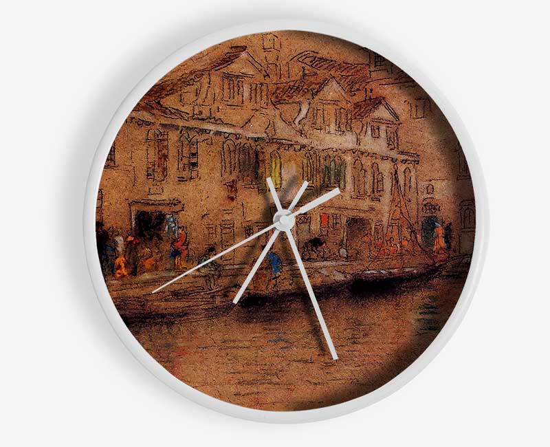Whistler Fondamenta Dei Mori Clock - Wallart-Direct UK