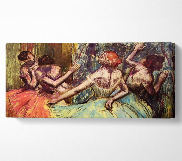 Degas Four Dancers Behind The Scenes