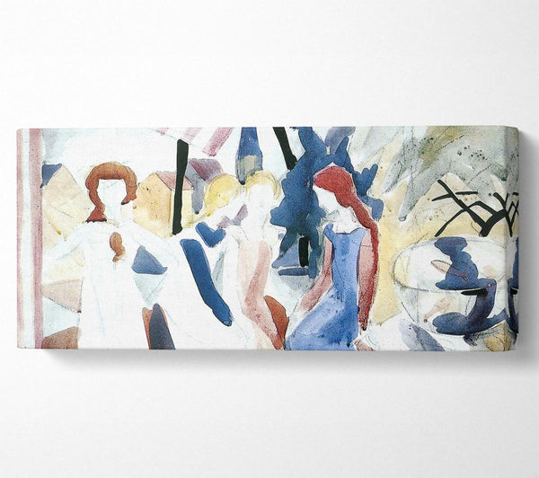 August Macke Vier Mädchen auf Altane