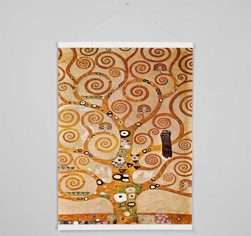 Klimt Frieze 2 Hanging Poster - Wallart-Direct UK