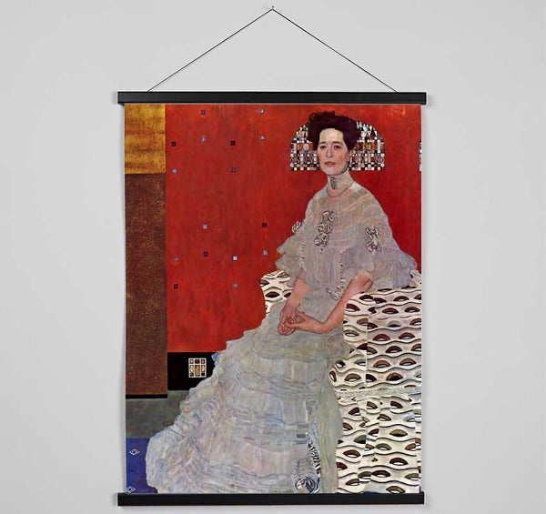Klimt Fritza Reidler Hanging Poster - Wallart-Direct UK