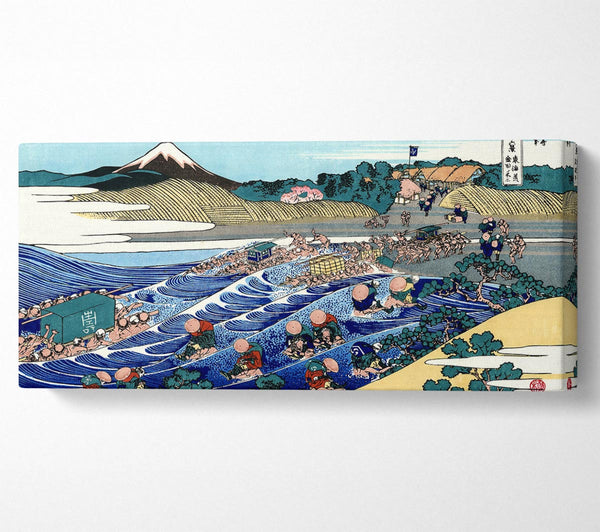 Hokusai Fuji aus Kanaya auf Tokaido