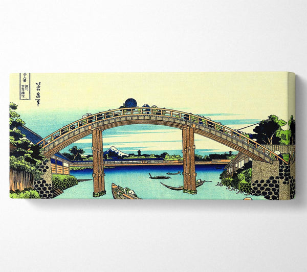 Hokusai Fuji durch die Mannenbrücke gesehen