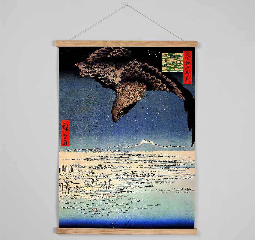 Hiroshige Fukagawa Susaki Hanging Poster - Wallart-Direct UK