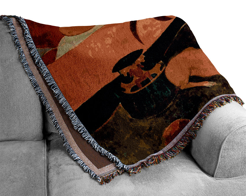 Gauguin Pastorales Tahitiennes Woven Blanket