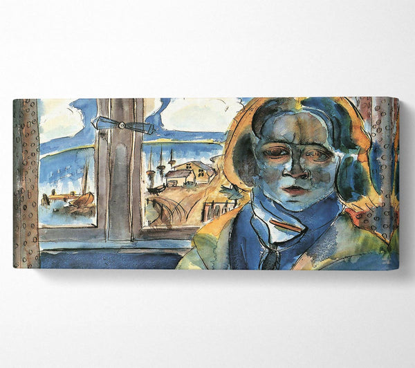 Walter Gramatte Mädchen am Fenster Sonia