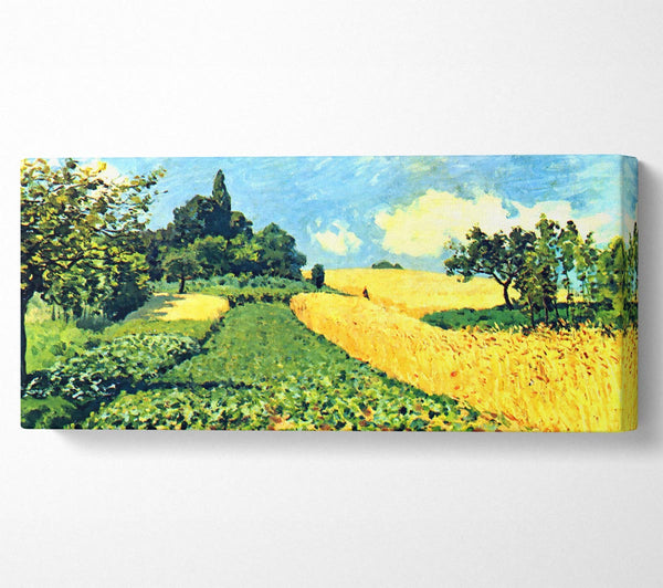 Sisley Getreidefelder auf den Hügeln von Argenteuil