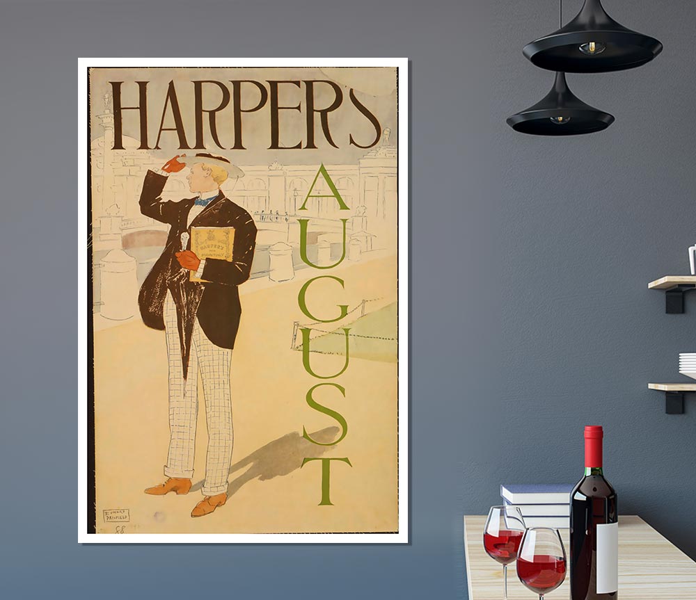 Harpers August 2 Print Poster Wall Art