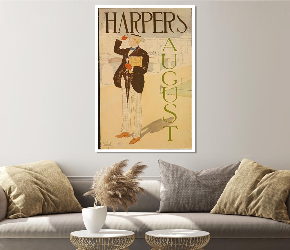 Harpers August 2 Print Poster Wall Art