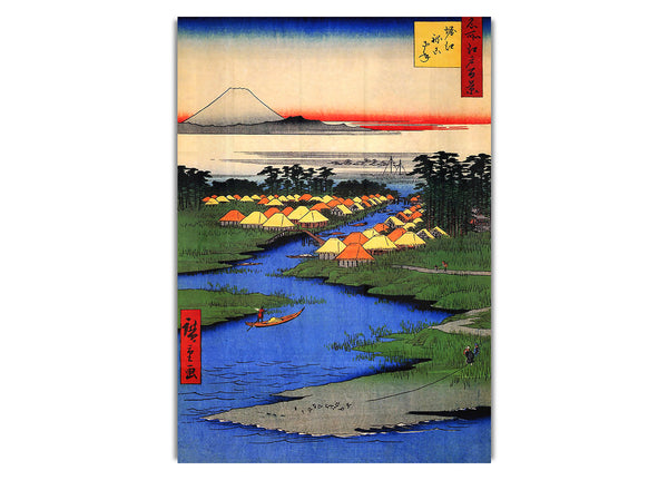 Horie und Nekozane von Hiroshige