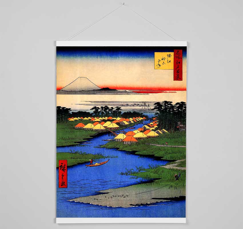 Hiroshige Horie And Nekozane Hanging Poster - Wallart-Direct UK