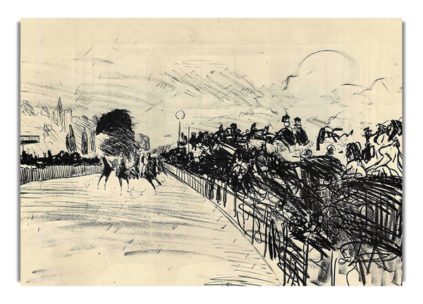 Pferderennen von Manet
