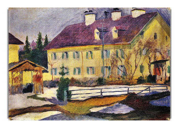 Krankenhaus am Tegernsee von August Macke