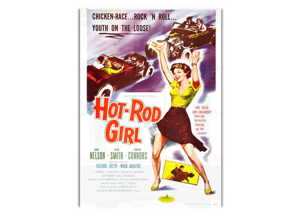 Hot Rod Girl-Plakat 1