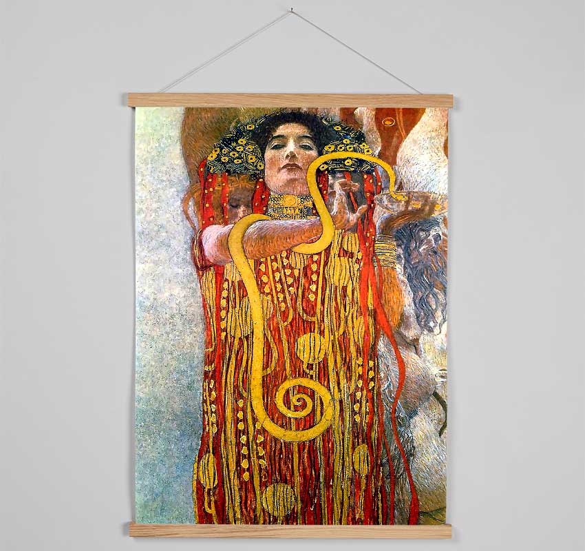 Klimt Hygeia Hanging Poster - Wallart-Direct UK