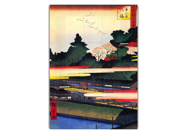Ichigaya Hachiman-Schrein von Hiroshige