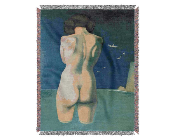 Felix Vallotton In The Water Woven Blanket