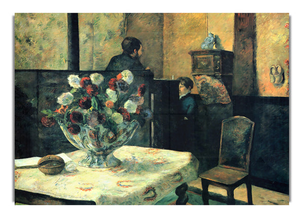 Innenraum des Malers der Rue Carcel von Gauguin