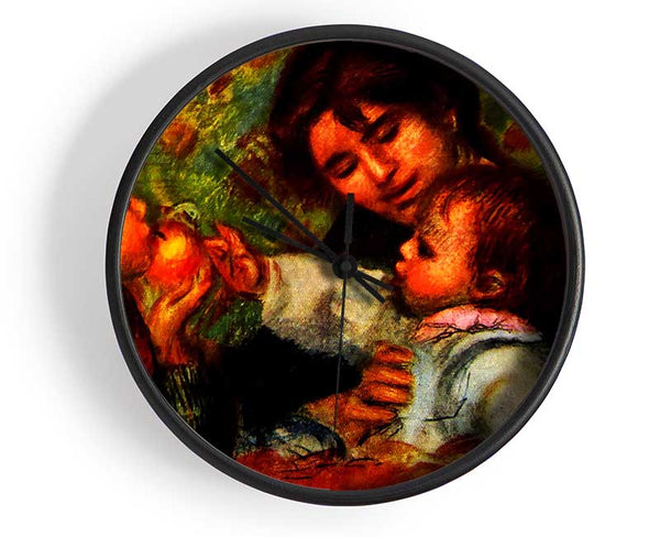 Jean Renoir And Gabrielle Clock - Wallart-Direct UK