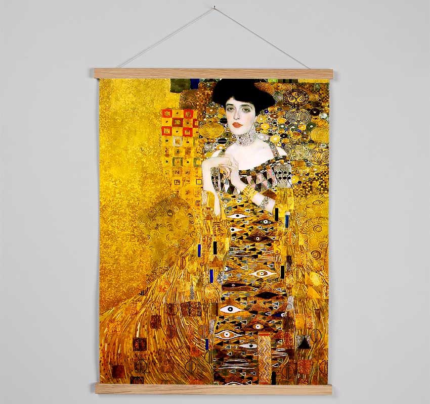Klimt Adele Bloch-Bauer Hanging Poster - Wallart-Direct UK