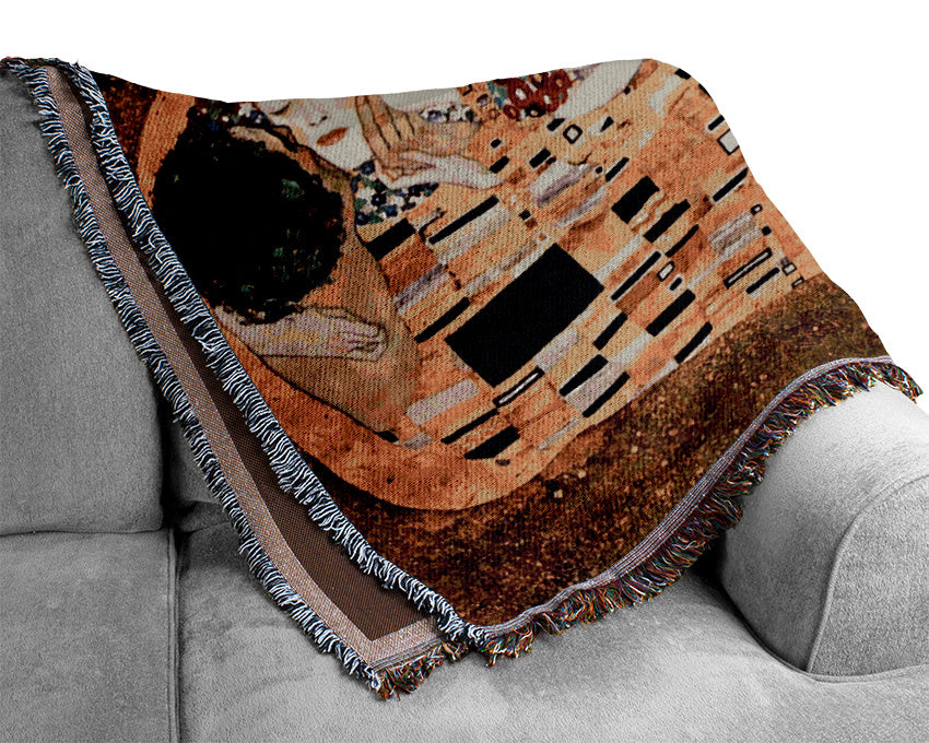 Klimt The Kiss Woven Blanket