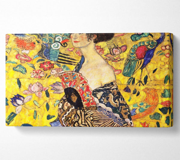 Klimt Dame mit Fächer