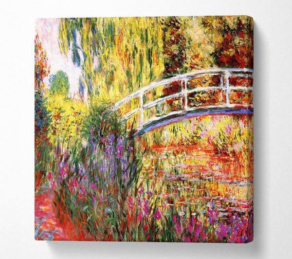 A Square Canvas Print Showing Monet Le Bassin Aux Nympheas Square Wall Art