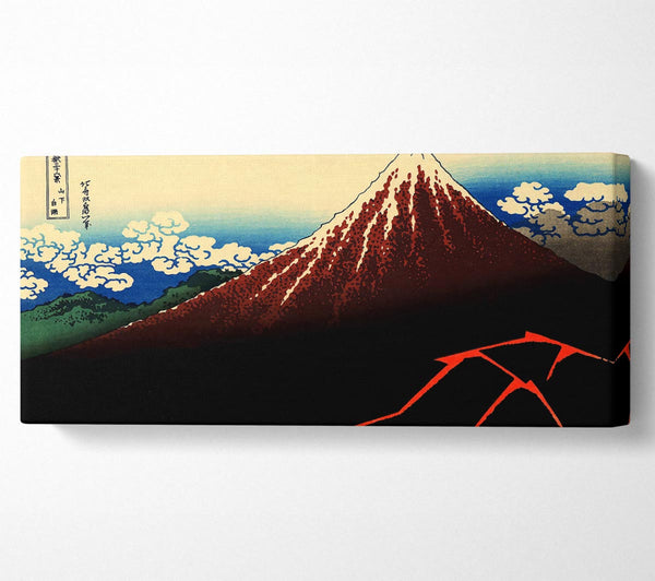 Hokusai Blitz unter dem Gipfel