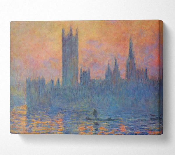 Picture of Monet London Parliament In Winter Canvas Print Wall Art