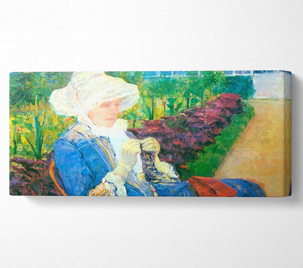Mary Cassatt Lydia im Garten von Marly