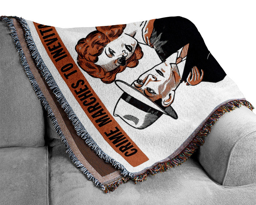 Main Street Girl Poster 2 Woven Blanket
