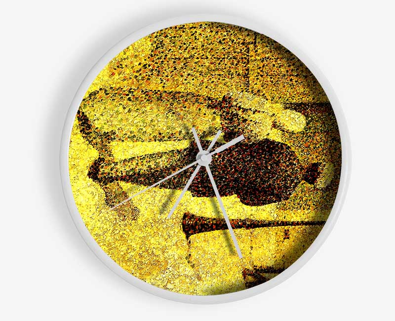 Agrande Man And Woman On The Street Clock - Wallart-Direct UK