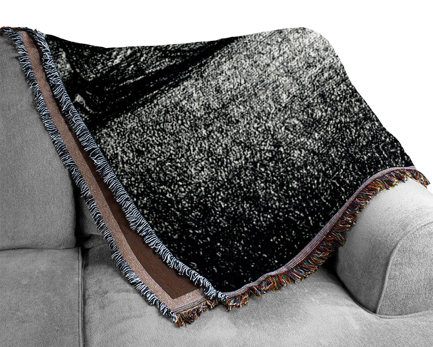 Seurat Man Sleeping Woven Blanket