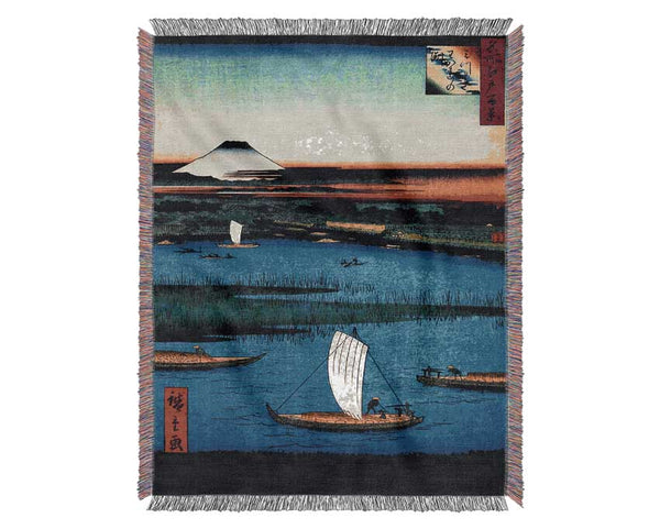 Hiroshige Mitsumata Woven Blanket