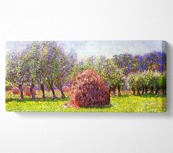 Monet Heuhaufen auf dem Feld
