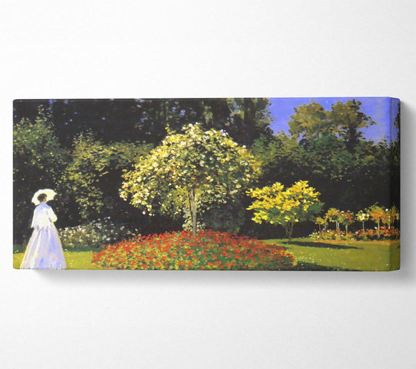Monet Jeanne Marguerite Lecadre im Garten