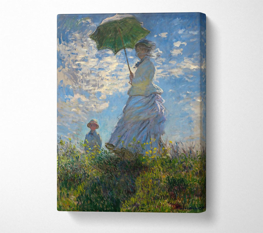 Picture of Monet Madame Monet And Her Son Canvas Print Wall Art