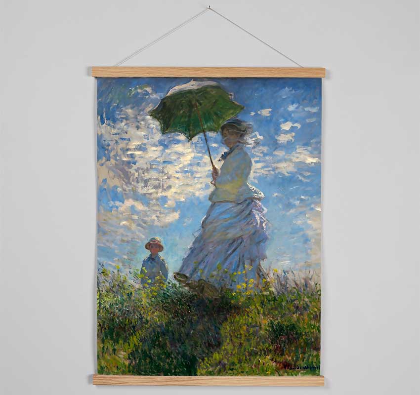Monet Madame Monet And Her Son Hanging Poster - Wallart-Direct UK