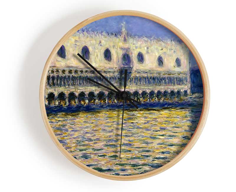 Monet The Doges Palace Clock - Wallart-Direct UK