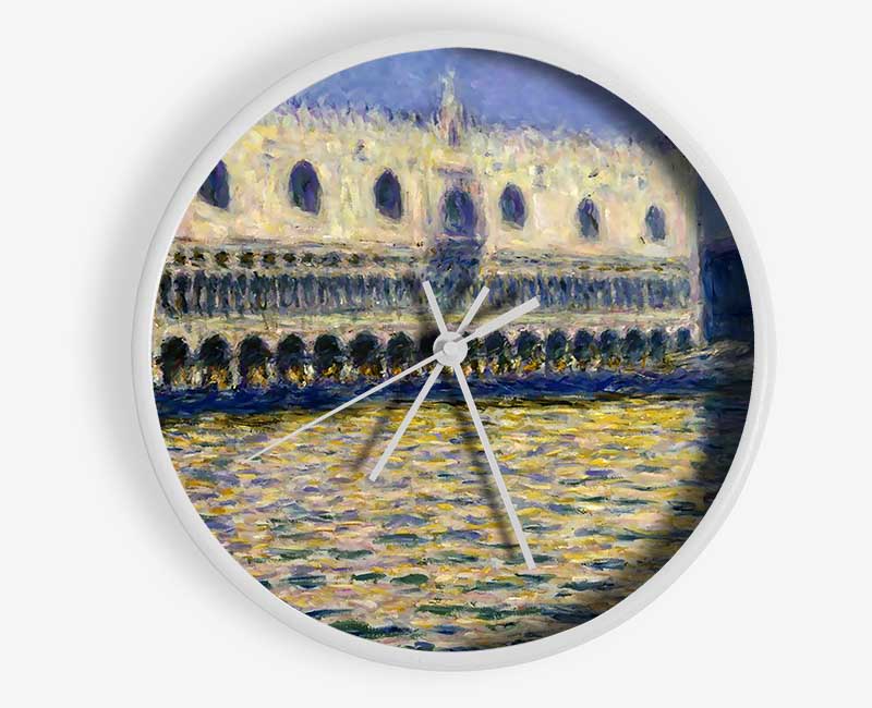 Monet The Doges Palace Clock - Wallart-Direct UK