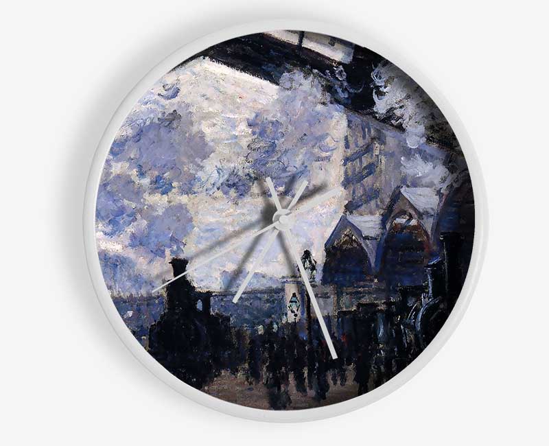 Monet The Gare St Lazare Clock - Wallart-Direct UK