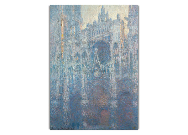 Monet Das Portal der Kathedrale von Rouen im Morgenlicht