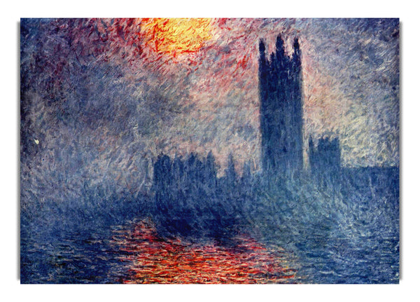 Monet, Die Themse, klassisches Gemälde