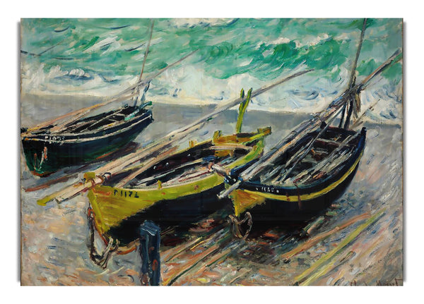 Monet Drei Fischerboote